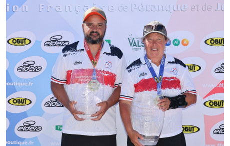 Championnat de France Doublette Mixte ...la Nouvelle-Aquitaine remporte le titre